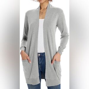 GRACE KARIN | Women Lightweight Cardigan Sweater Duster Long Sleeve Shrugs S